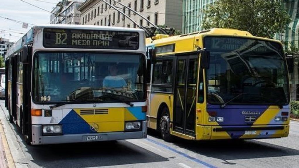 Χωρίς λεωφορεία και τρόλεϊ σήμερα η Αθήνα 11:00 με 17:00