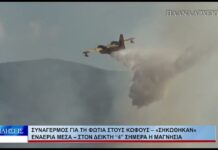 Βόλος Συναγερμός για τη φωτιά στους Κωφούς 070926