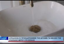 Βόλος Απέδωσαν οι προειδοποιήσεις της ΔΕΥΑΜΒ για μείωση της σπατάλης νερού στο Σέσκλο 080926