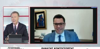 Ο Υφυπουργός παρά τω Πρωθυπουργώ Θανάσης Κοντογεώργης στην TRT 090926