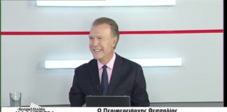 Ο Περιφερειάρχης Θεσσαλίας Δημήτρης Κουρέτας στην TRT 090926